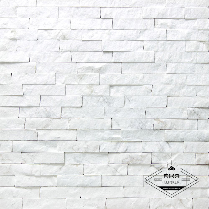 Фасадный камень Полоса - Мрамор Белый Импортный Thassos Extra в Брянске